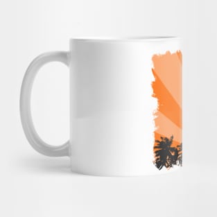 Seagull and palms Mug